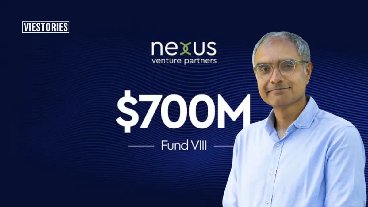 Nexus Venture Partners promotional banner highlighting new investment fund for early-stage startups