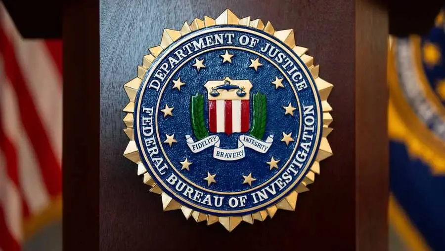 FBI seal with 'Fidelity, Bravery, Integrity' motto.
