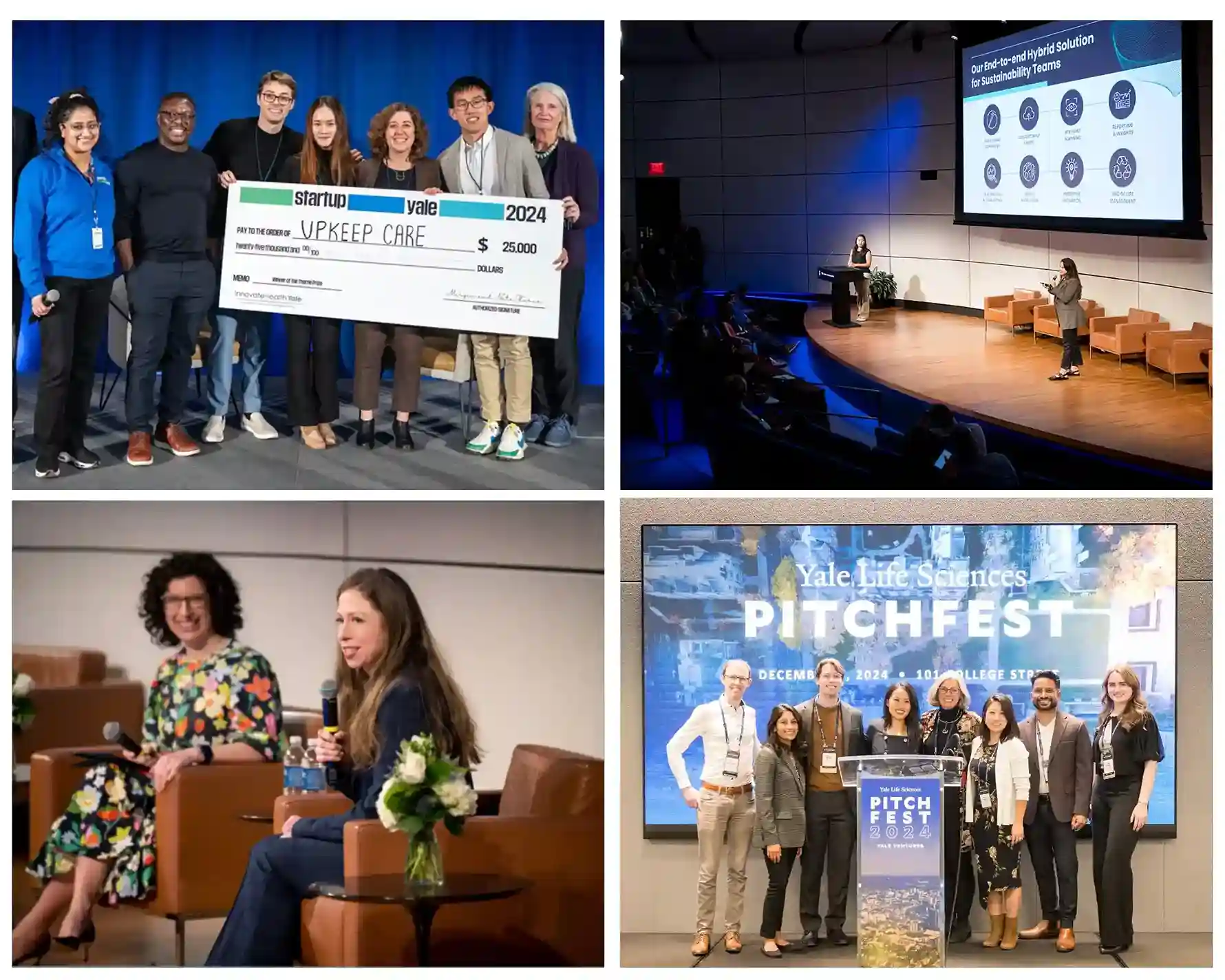 Students pitching startup ideas during Yale’s annual innovation and entrepreneurship competition