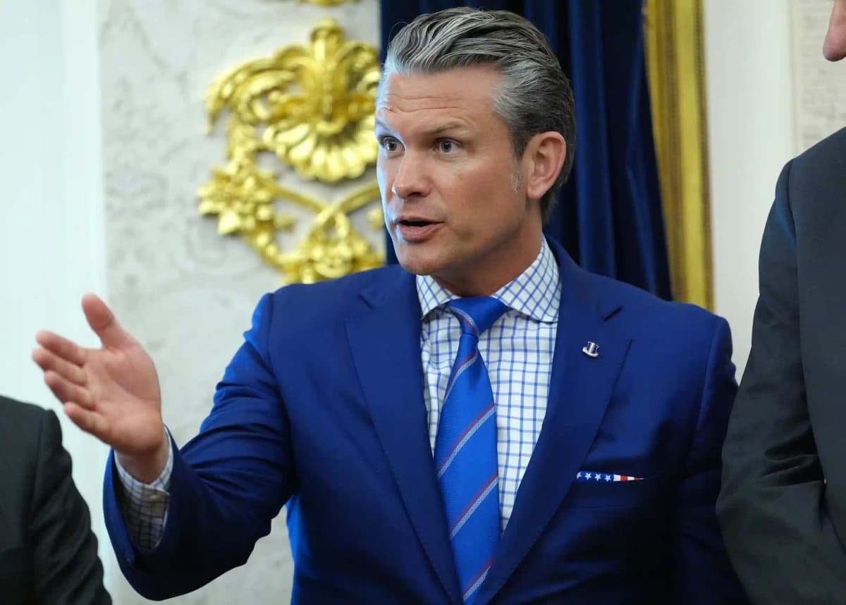 Pete Hegseth discusses Pentagon funding request for Iran war costs and U.S. defense budget in Washington