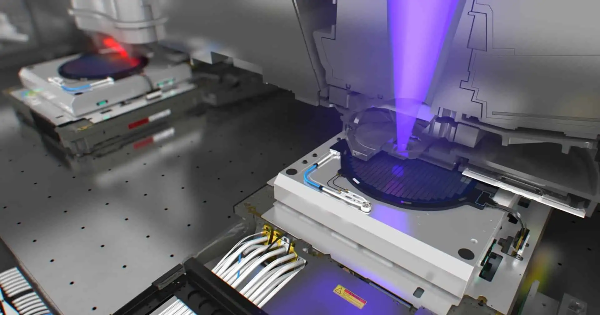 ASML EUV lithography machine used in advanced semiconductor manufacturing amid U.S.-China tensions
